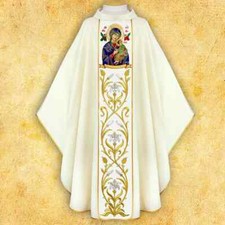 Casulla bordada con "Nuestra Señora del Perpetuo Socorro" comprar usado  Enviando para Brazil