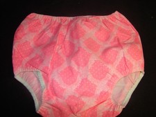 Capa de fralda de tecido forrada de plástico vintage rosa média nova estoque antiga comprar usado  Enviando para Brazil