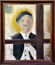Huile toile naïve d'occasion Huile toile naïve d'occasion  Salles-sur-l'Hers