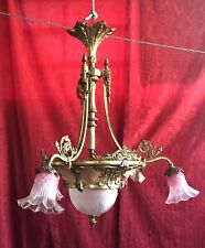 Lustre bronze cristal d'occasion Lustre bronze cristal d'occasion  Lorette