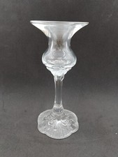 Glass candlestick holder for sale  TIVERTON