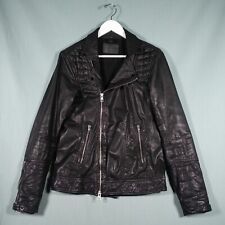 Allsaints leather jacket for sale  LONDON