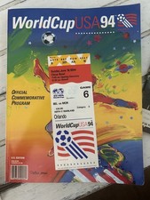 Programa e ingresso oficiais da Copa do Mundo de 1994 EUA comprar usado Programa e ingresso oficiais da Copa do Mundo de 1994 EUA comprar usado  Enviando para Brazil