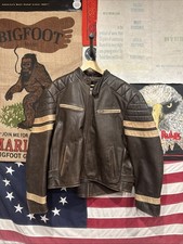 Jaqueta de couro vintage para motocicleta Flying Bikes GG comprar usado  Enviando para Brazil