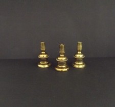 Conjunto de 3 copos de vela antigos de latão lustre/acessórios de luz restauração 220 comprar usado  Enviando para Brazil