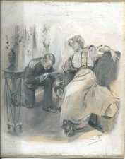 Rare gouache originale d'occasion Rare gouache originale d'occasion  Paris XX