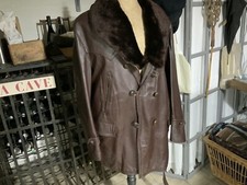 Vintage canadienne cuir d'occasion  France