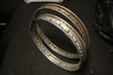 Chrome motorbike rims for sale  BIGGLESWADE