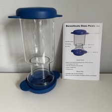 Glass pickle jar for sale  NORTHWICH