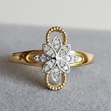 Diamond flower cluster for sale  Scituate
