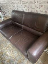 Leather sofa two for sale  BERKHAMSTED