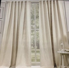 Usado, Cortinas de janela Ralph Lauren 2 painéis 54 x 108 linho belga aba traseira pesada comprar usado  Enviando para Brazil