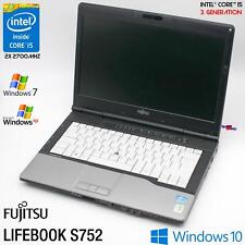 Fujitsu Lifebook S752 14" HD Intel Core I5 3340M 120GB SSD 8GB Windows 10 Pro 64 comprar usado  Enviando para Brazil