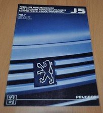 1988 peugeot specification d'occasion  Expédié en Belgium