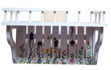 Wooden white shelf for sale  Bogart