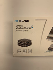 Carregador magnético sem fio 5 em 1 - AC Island W7 flip - W7-23A - Caixa aberta, usado comprar usado  Enviando para Brazil
