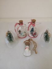 Clear glass christmas for sale  ROTHERHAM