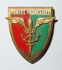 Insigne forces francaises d'occasion  Senozan