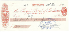 Cheque royal bank for sale  RIPLEY