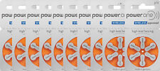 60x Varta Power One Hörgerätebatterien Gr.13 PowerOne PR48 10x6er Blister Orange comprar usado  Enviando para Brazil