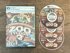 Zoo Tycoon 2: Ultimate Collection divertido computador PC Rom jogo 3 discos conjunto sem manual comprar usado  Enviando para Brazil