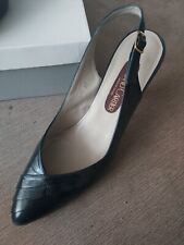 Navy sling back for sale  BOLTON