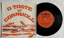 WARM GOLD. A TASTE OF CORNWALL. UK 7" VINYL EP. HURLER RECORDS. HURLS 009. 1976 comprar usado  Enviando para Brazil
