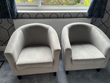Grey velour tub for sale  CAMELFORD