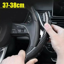 2 peças de fibra de carbono capa de reforço de volante de carro antiderrapante acessórios internos comprar usado  Enviando para Brazil