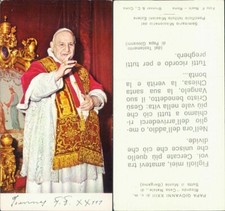 Cartão de oração de 900 italianos do Papa Giovanni Xxiii -RIF.5333, usado comprar usado  Enviando para Brazil