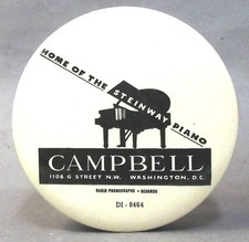 PIANO CAMPBELL STEINWAY Washington DC anúncio. escova de limpeza de discos de celuloide ^ comprar usado  Enviando para Brazil