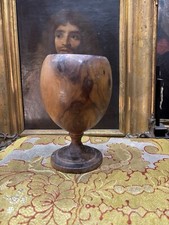 Antique wooden chalice d'occasion  Expédié en Belgium