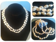 Collana perle barocche usato  Italia
