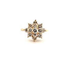 Bague fleur jaune d'occasion  Paris I