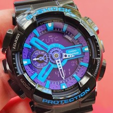 Usado, Cronógrafo Casio G-Shock GA-110HC preto e roxo GSHOCK G Shock cal 5146 comprar usado  Enviando para Brazil