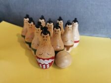 Wooden sumo wrestlers for sale  LONDON