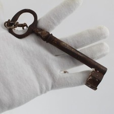 Usado, Ancienne Clé Creuse Fonte Squelette pour Insigne Siècle Forge Espagne comprar usado  Enviando para Brazil
