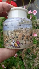 Usado, Jarro de pasta de carne original vitoriano Prattware "Constantinople The Golden Horn comprar usado  Enviando para Brazil