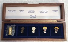 Linda caixa Goebel Miniatures 4 personagens 1 peça de cera comprar usado  Enviando para Brazil