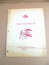 Catalogue pièces massey d'occasion  France