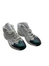 Tênis de basquete masculino Reebok question biqueira iridescente média tamanho 14 branco/verde, usado comprar usado  Enviando para Brazil