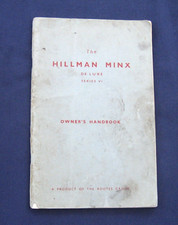 Vintage hillman minx for sale  ST. IVES