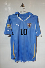 Camiseta Original URUGUAI 2010 Home Jersey Puma Forlan Copa do Mundo Futebol, usado comprar usado  Enviando para Brazil