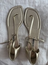 Manolo blahnik gold for sale  MANCHESTER