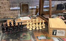 Usado, Conjunto de Xadrez Vintage Knight Staunton Extra Fine Buxo Feito Na França Tamanho 1 comprar usado  Enviando para Brazil