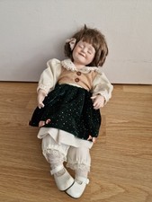 Porzellanpuppe 45cm gebraucht kaufen  Berlin