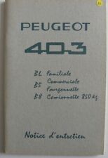 Entretien peugeot 403 d'occasion  France