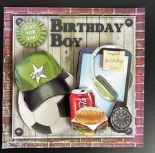 Handcrafted male birthday for sale  ST. AUSTELL