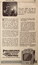Usado, 1920 dC.(XF13)~BATERIA PHILADELPHIA DIAMOND GRID, COM RETENTOR ENTALHADO PHILCO comprar usado  Enviando para Brazil