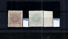ÍNDIA PORTUGUESA- ERRO-2 selos COROA Nº120,com "CORES DIFERENTES".MNG. comprar usado  Enviando para Brazil